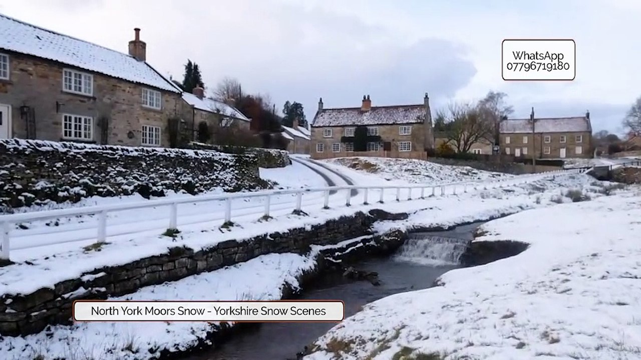SNOWY North York Moors!