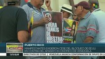 Protestan en Puerto Rico contra la injerencia de EE.UU. en Venezuela