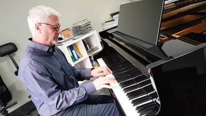 Porcelette : le pianiste Alain Thiel nous offre quelques notes de piano