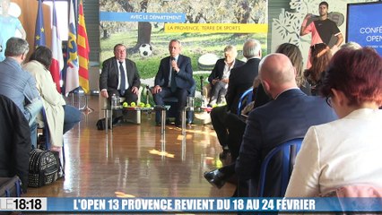 L'Open 13 Provence revient du 18 au 24 février