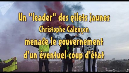 Un leader des gilets jaunes promet un coup d’état en France