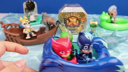 PunkBoi Altın Avı için Issız İskelet Okyanusuna Gitti TreasureX Pijamaskeliler Geldi Bidünya Oyuncak