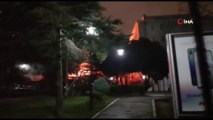 Marmara Üniversitesi Göztepe kampüsünde yangın