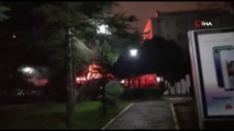 Marmara Üniversitesi’nde korkutan yangın