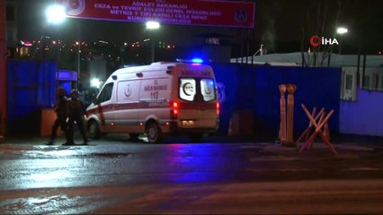 Metris cezaevinde yangın paniği