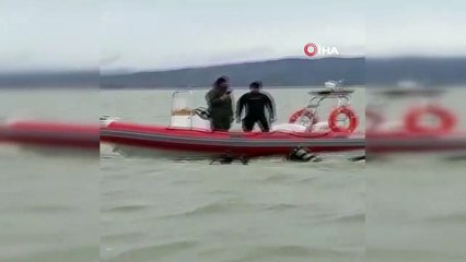 Kayıp balıkçının teknesine ulaşıldı