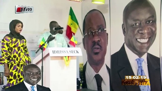 Idrissa Seck et sa femme dans Kouthia Show du 15 Février 2019