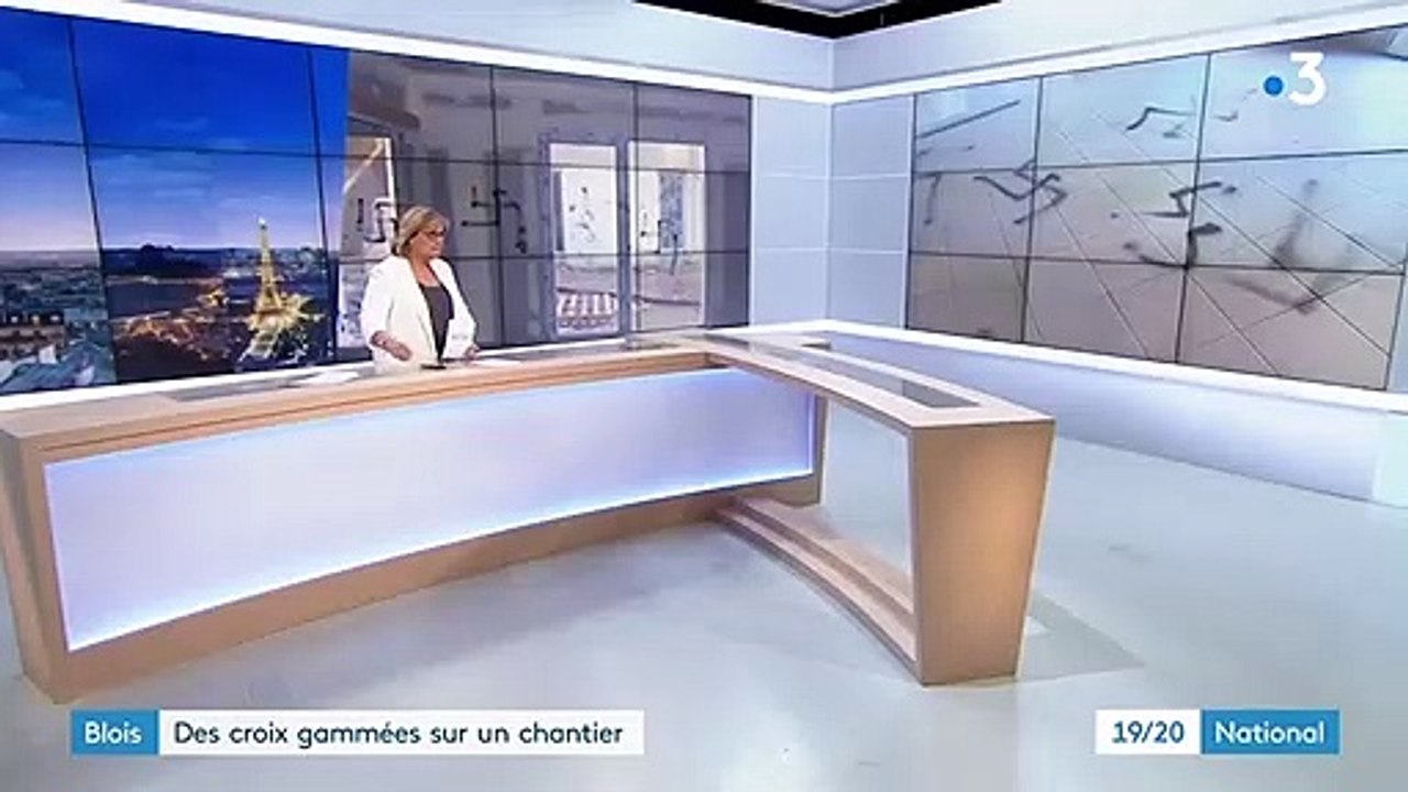 Loir-et-Cher : des croix gammées sur un chantier de Blois