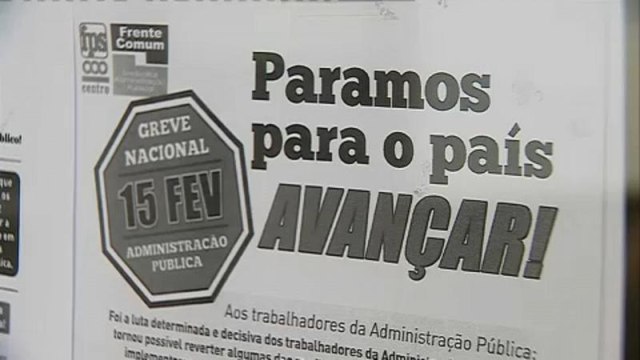 Всеобщая забастовка в Португалии