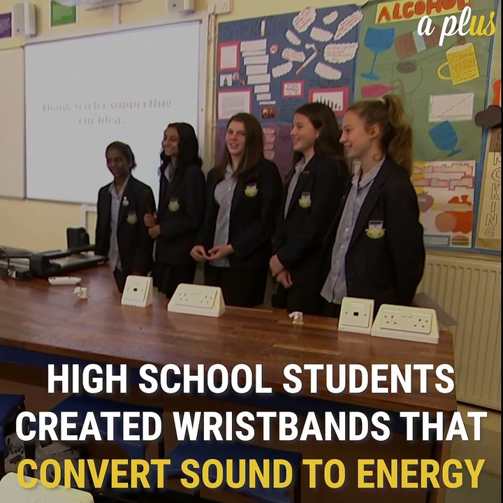 These Teens Created Wristbands That Turn Sound Into Energy