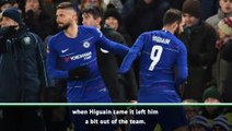 Giroud never complains when he doesn't play - Zola