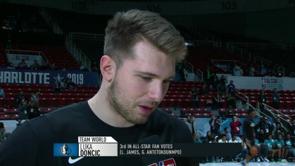 Rising Stars Practice: Luka Doncic