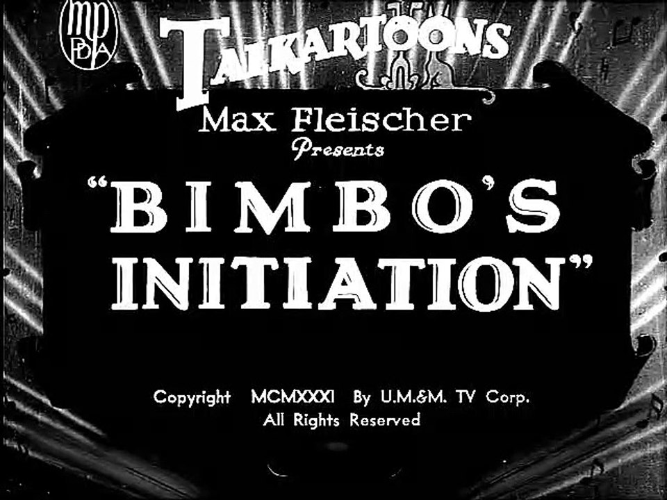 Bimbos Initiation (1931) - (Animation, Short, Comedy)