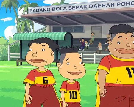 Bola Kampung S2E10 Rintangan Tertinggi (Malay) Kartun Kanak-Kanak