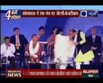 Arun Jaitley and Arvind Kejriwal share stage at Bengal Business summit