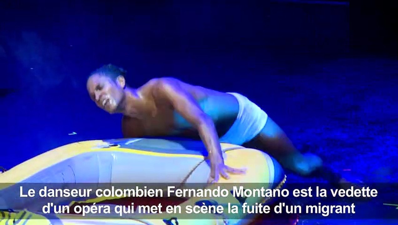 Le "prince noir" du ballet qui dénonce le drame des migrants