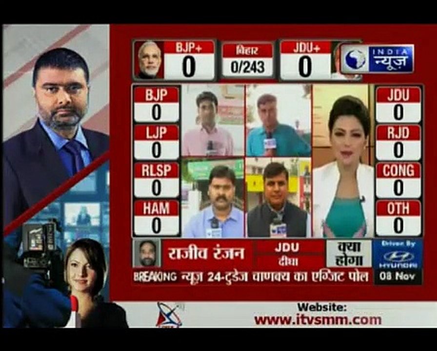 Counting of votes for Bihar Assembly polls to begin at 8am