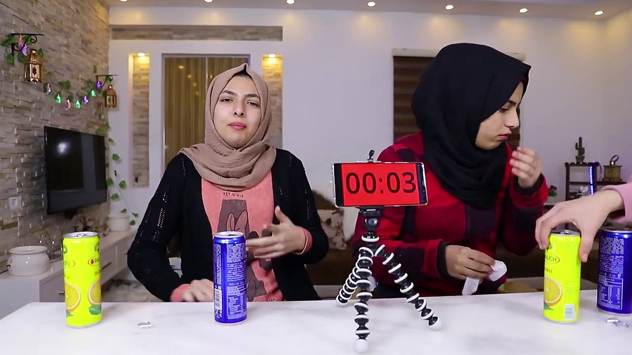 تحدي الاكل بدقيقة واحدة !! بابا عاقبها وصارت خروف؟!!