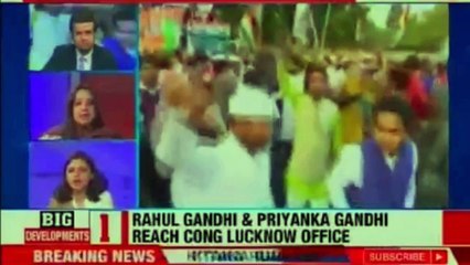 Priyanka Gandhi Lucknow Roadshow Live Updates - Priyanka Gandhi Finally Joins Congress Party Officially as General Secretary | Priyanka Gandhi | Rahul Gandhi