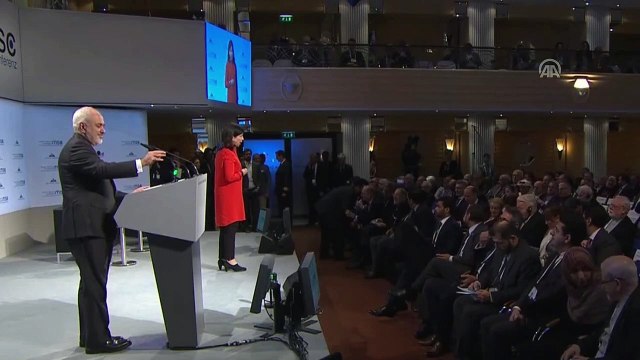 55. Uluslararası Münih Güvenlik Konferansı - İran Dışişleri Bakanı Zarif - MÜNİH