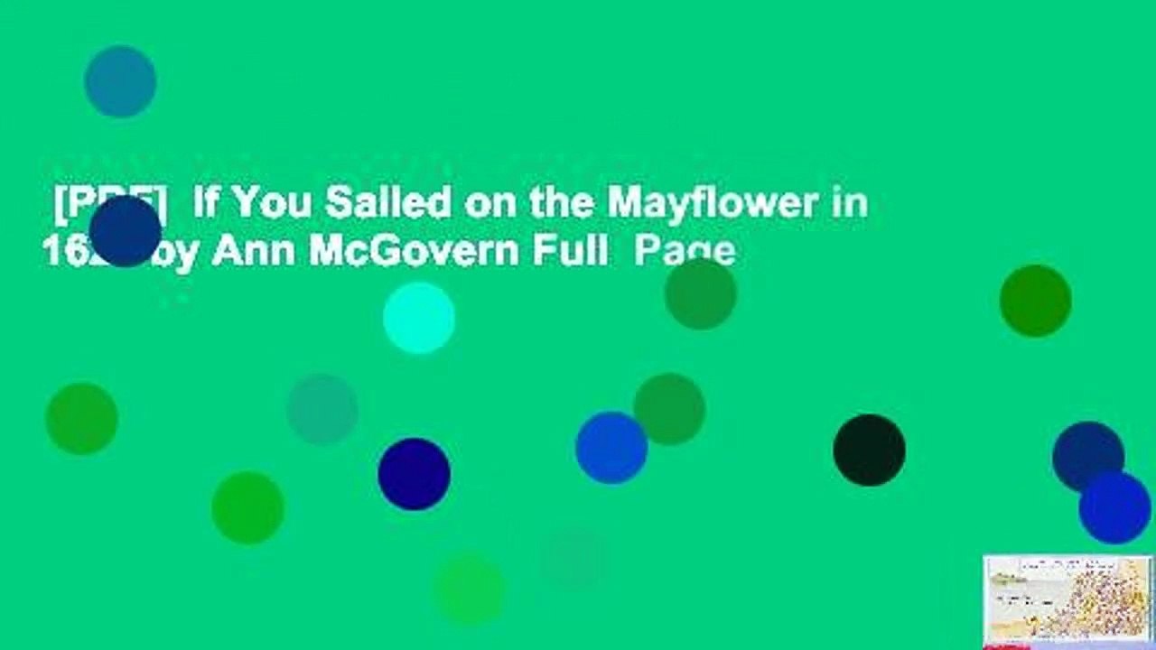 [PDF]  If You Sailed on the Mayflower in 1620 by Ann McGovern Full  Page