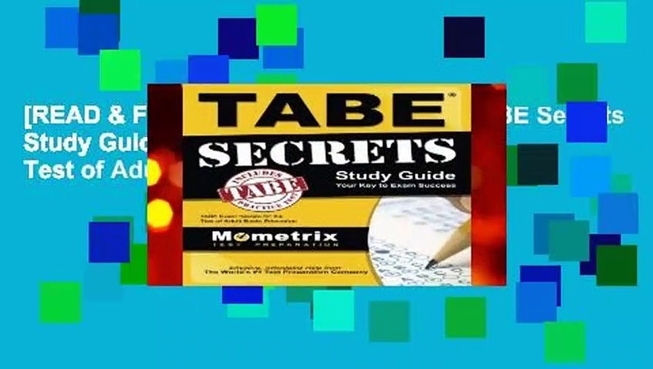 [READ & FREE DOWNLOAD BOOKS] TABE Secrets Study Guide: TABE Exam Review for the Test of Adult