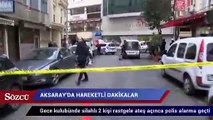 Aksaray'da gece kulübünde silahlı kişiler polisi alarma geçirdi
