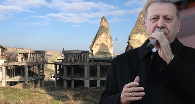 Kapadokya'da 15 Yapı Yıkılacak
