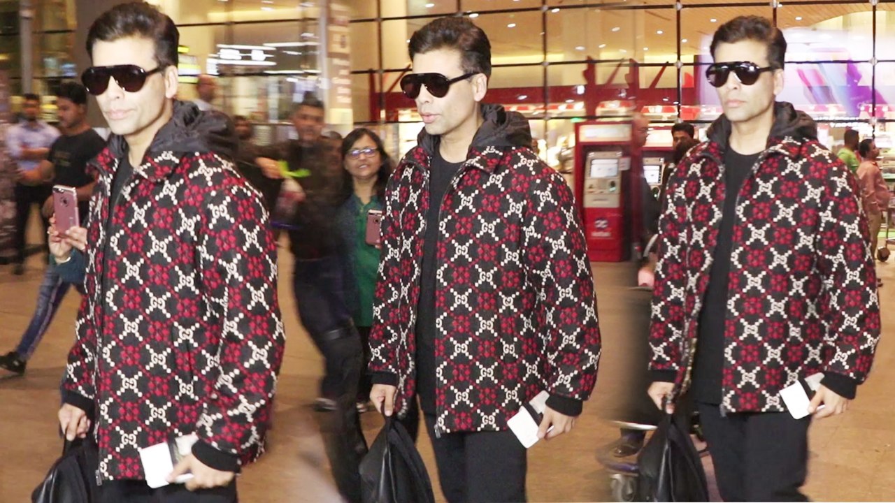 Karan Johar and Sudesh Berry Spotted at Mumbai Airport: Watch Video | FilmiBeat
