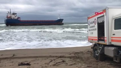 Kocaeli Kandıra'da Gemi, Karaya Oturdu