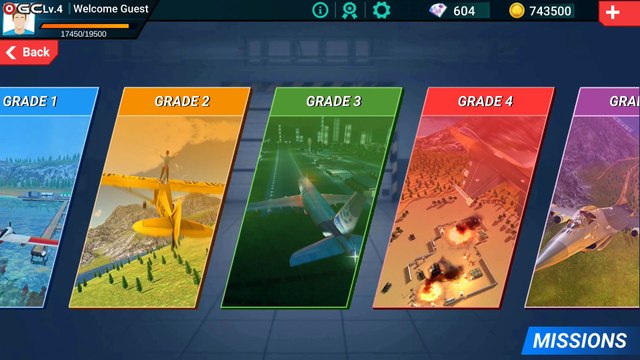 Flight Simulator 2019 - Free Flying Airplane Simulation Launch Missile Android Gameplay FHD #4