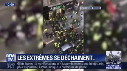 Video herunterladen: Gilets jaunes: quand l'extrême droite et l'extrême gauche s'affrontent lors des manifestations