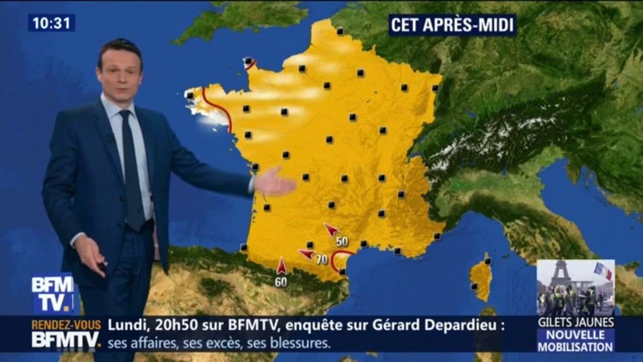 Jusqu'à 20°C à Biarritz  Soleil pour tous et les températures s'envolent ce samedi après-midi ☀