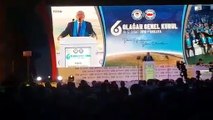 Temel Karamollaoğlu'nun dili sürçtü Genel Kurulu salonu karıştı
