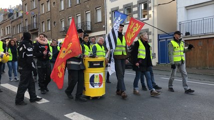 Les Gilets jaunes rassemblés à Granville