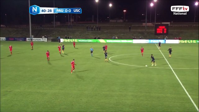 Magnifique action du Pau FC qui finie par une superbe frappe d'Antoine BATISSE.