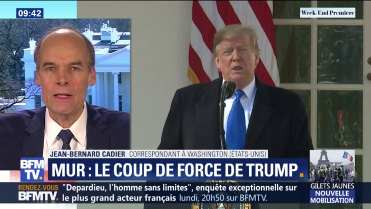 Donald Trump décrète "l’urgence nationale" pour financer le mur à la frontière avec le Mexique