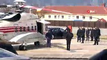 Cumhurbaşkanı Erdoğan, helikopterle Edirne’ye gitti