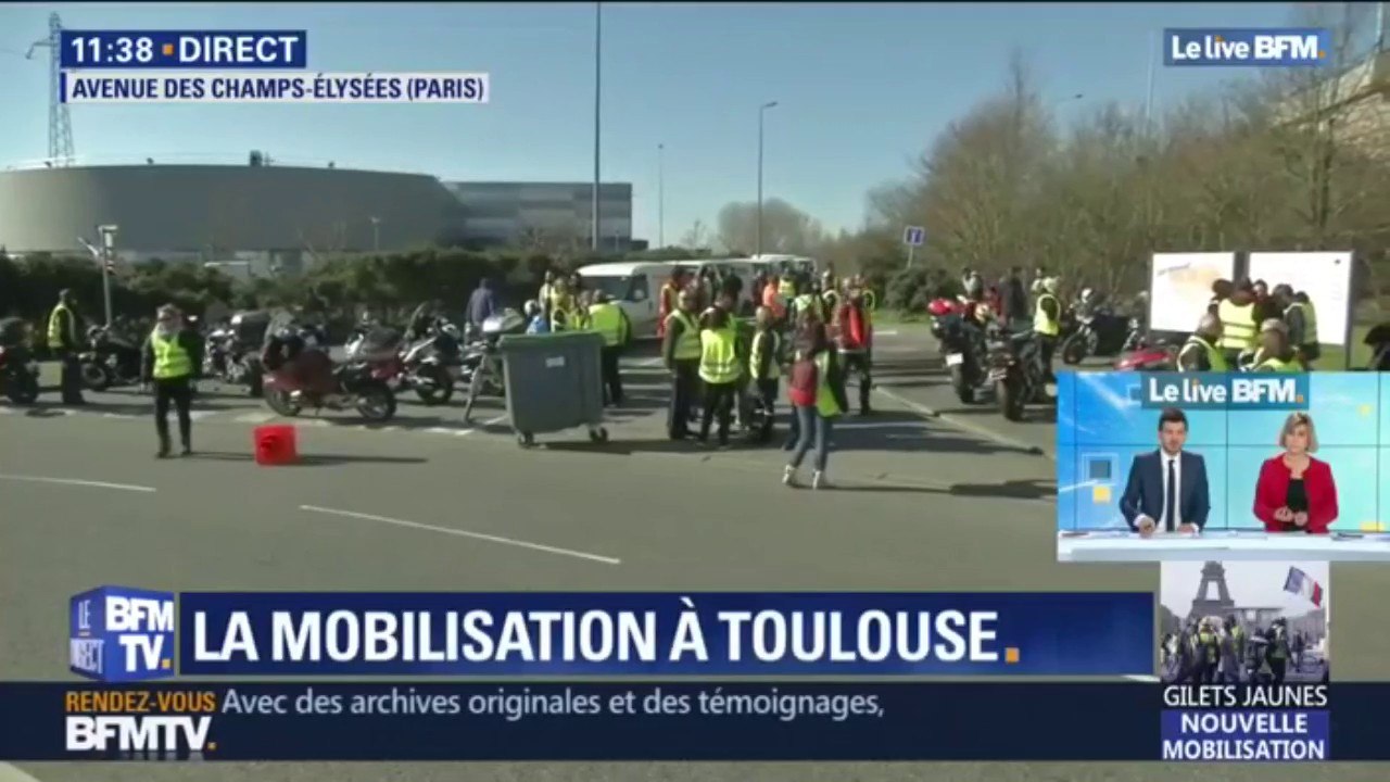 Près de 70 gilets jaunes bloquent un dépôt d'Amazon à Toulouse