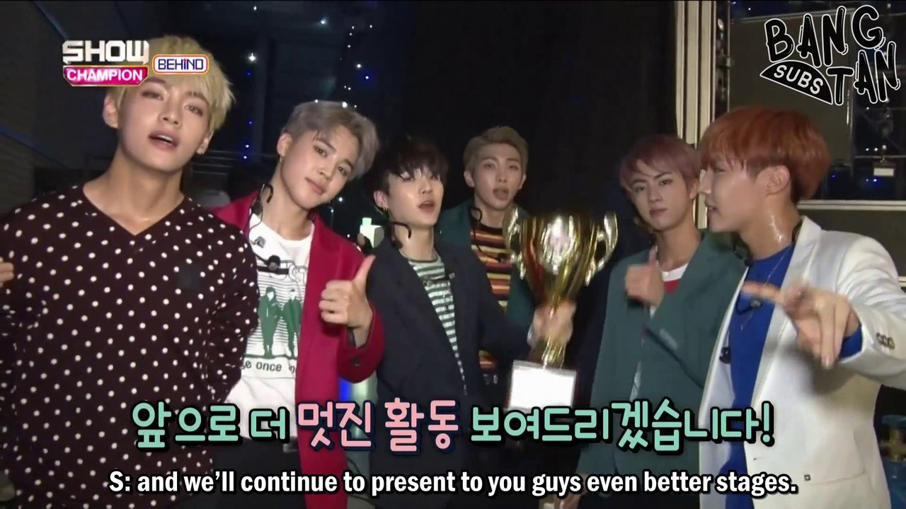 ENG] 161025 Show Champion Behind - BTS - video Dailymotion