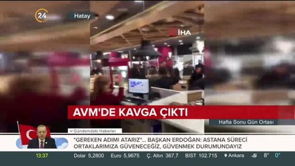 AVM'de sözlü tartışma kavgaya dönüştü