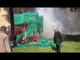 Ora News - Dëmtohet instalacionin tek Kryeministria, hidhet gaz lotsjellës për t’i shpërndarë