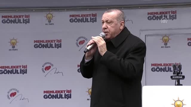 Cumhurbaşkanı Erdoğan: Halkalı-Kapıkule Seyahat Süresi 4 Saatten 1 Saat 20 Dakikaya İnecek