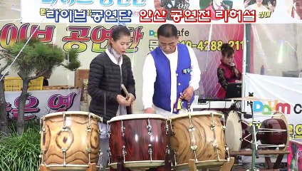 *라이브 공연단* 안산, 비오는 첫날 공연전 리허설 _.10.5