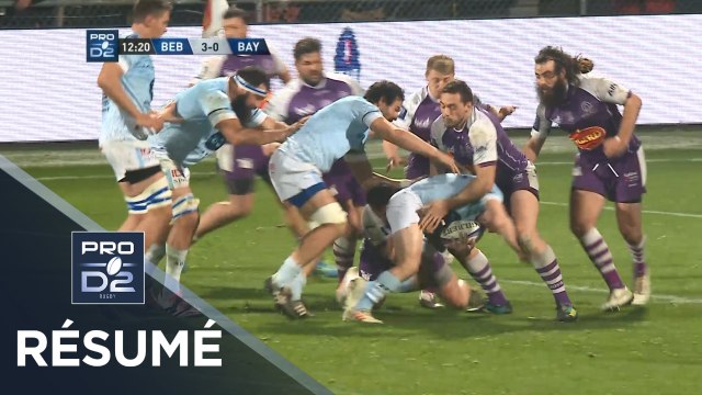 PRO D2 - Résumé Bourg-En-Bresse-Bayonne: 15-21 - J21 - Saison 2018/2019