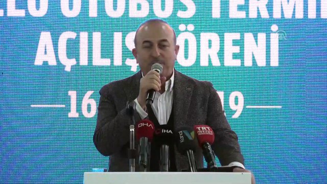Çavuşoğlu - Ağullu Otobüs Terminali'nin açılış töreni - ANTALYA