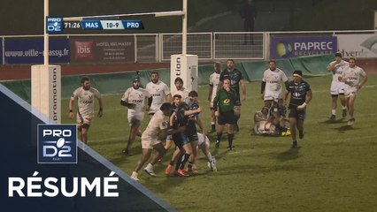 PRO D2 - Résumé Massy-Provence Rugby: 13-14 - J21 - Saison 2018/2019