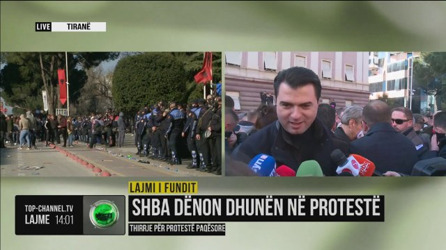 Basha: Populli në shesh deri sa të marrë fatet e veta në dorë - Top Channel Albania - News - Lajme
