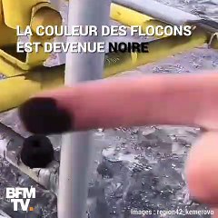 De la neige noire (et toxique) recouvre plusieurs villes en Sibérie