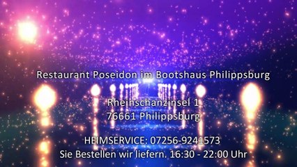 Restaurant Poseidon im Bootshaus in Philippsburg, Griechische Deutsche Spezialitäten, Heimservice 2